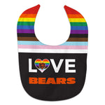 Chicago Bears Pride Love All Pro Baby Bib