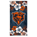 Chicago Bears FLORAL Spectra Beach Towel 30"  x 60"