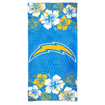 Los Angeles Chargers FLORAL Spectra Beach Towel 30"  x 60"