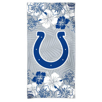 Indianapolis Colts FLORAL Spectra Beach Towel 30"  x 60"