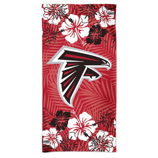 Atlanta Falcons FLORAL Spectra Beach Towel 30"  x 60"