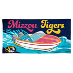 Missouri Tigers MISSOURI LAKE VIBES SPEED BOAT Spectra Beach Towel 30"  x 60"