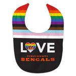 Cincinnati Bengals Pride Love All Pro Baby Bib