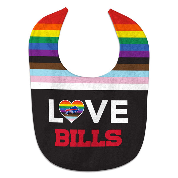 Buffalo Bills Pride Love All Pro Baby Bib