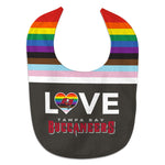 Tampa Bay Buccaneers Pride Love All Pro Baby Bib