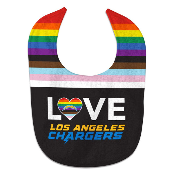 Los Angeles Chargers Pride Love All Pro Baby Bib