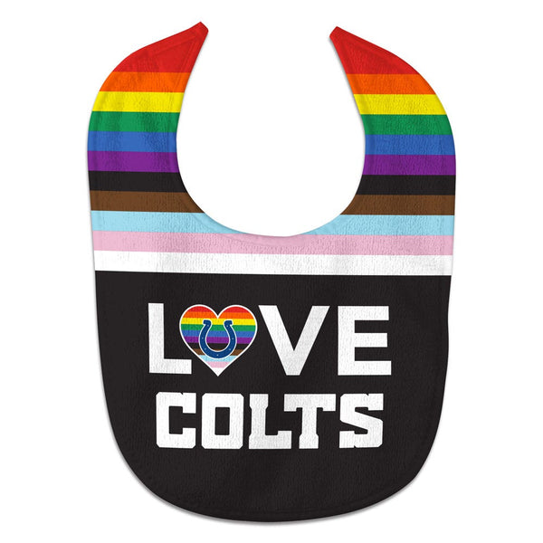 Indianapolis Colts Pride Love All Pro Baby Bib