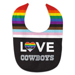 Dallas Cowboys Pride Love All Pro Baby Bib