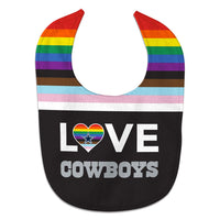 Dallas Cowboys Pride Love All Pro Baby Bib