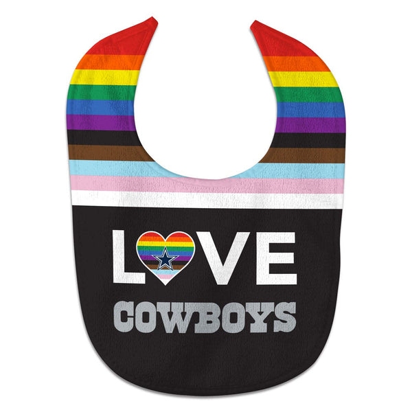 Dallas Cowboys Pride Love All Pro Baby Bib