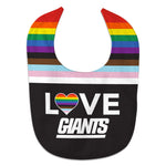 New York Giants Pride Love All Pro Baby Bib