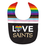 New Orleans Saints Pride Love All Pro Baby Bib