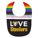 Pittsburgh Steelers Pride Love All Pro Baby Bib