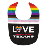 Houston Texans PRIDE LOVE All Pro Baby Bib