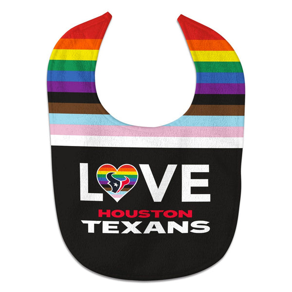 Houston Texans PRIDE LOVE All Pro Baby Bib