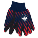 UConn Huskies Adult Two Tone Gloves