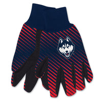 UConn Huskies Adult Two Tone Gloves