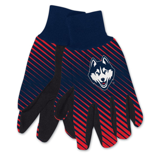 UConn Huskies Adult Two Tone Gloves