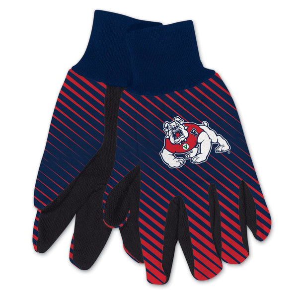 Fresno State Bulldogs Adult Two Tone Gloves