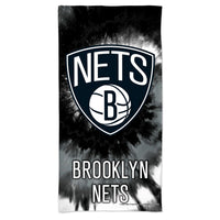 Brooklyn Nets TDYE Spectra Beach Towel 30"  x 60"