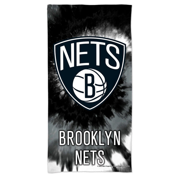 Brooklyn Nets TDYE Spectra Beach Towel 30"  x 60"