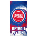 Detroit Pistons TDYE Spectra Beach Towel 30"  x 60"