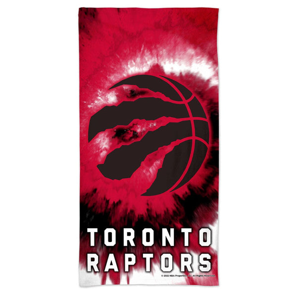 Toronto Raptors TDYE Spectra Beach Towel 30"  x 60"
