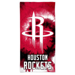 Houston Rockets TDYE Spectra Beach Towel 30"  x 60"