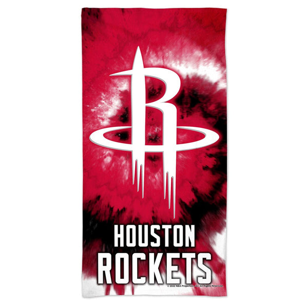 Houston Rockets TDYE Spectra Beach Towel 30"  x 60"