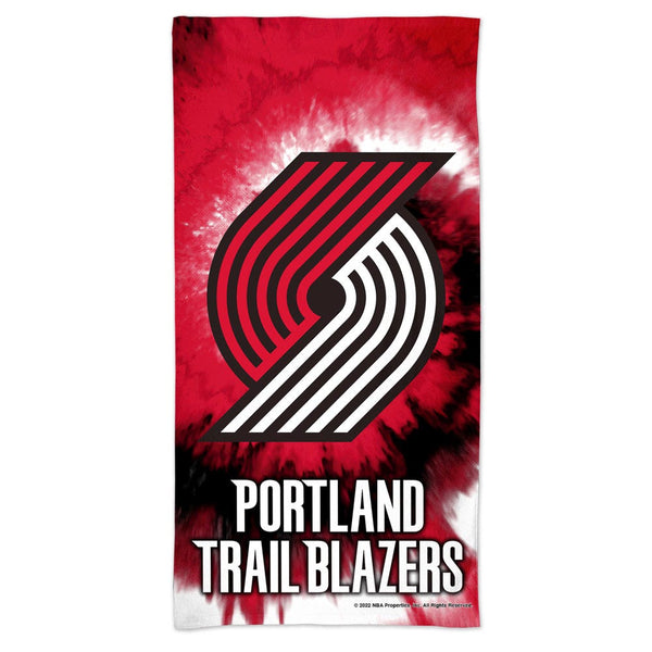 Portland Trail Blazers TDYE Spectra Beach Towel 30"  x 60"