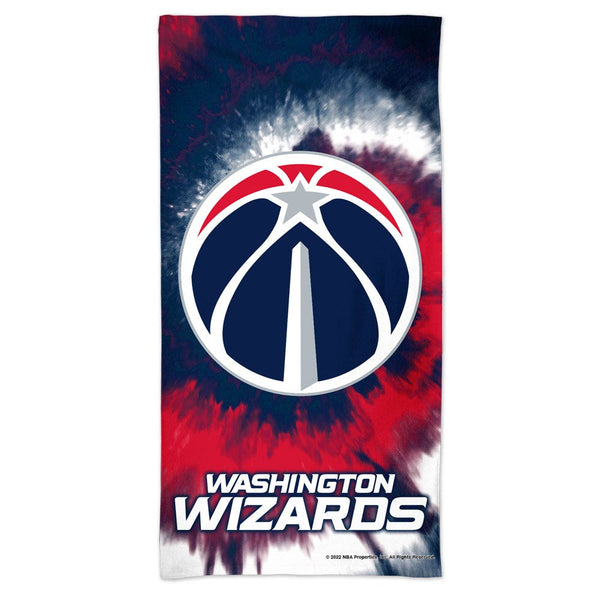 Washington Wizards TDYE Spectra Beach Towel 30"  x 60"