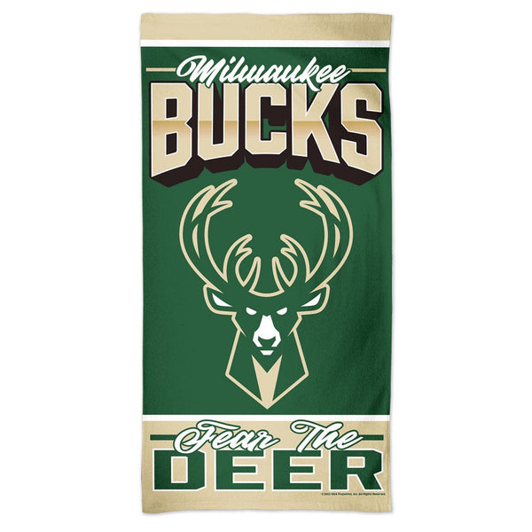 Milwaukee Bucks Spectra Beach Towel 30"  x 60"