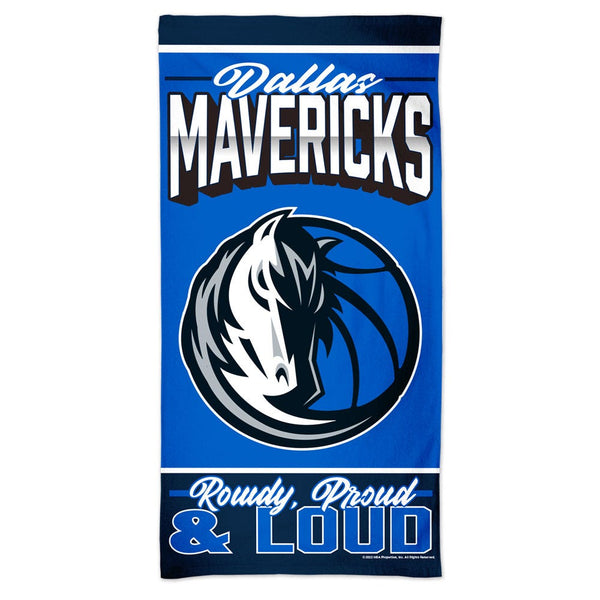 Dallas Mavericks TDYE Spectra Beach Towel 30"  x 60"