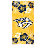 Nashville Predators floral Spectra Beach Towel 30"  x 60"