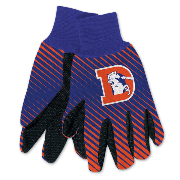 Denver Broncos Adult Two Tone Gloves