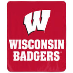 Wholesale-Wisconsin Badgers Blanket - Winning Image 50" x 60"