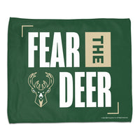 Milwaukee Bucks 2024 NBA PLAYOFF SLOGAN Rally Towel - Full color
