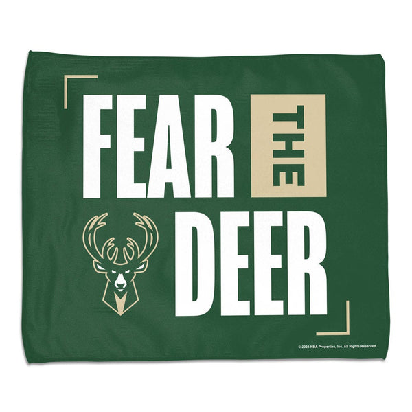 Milwaukee Bucks 2024 NBA PLAYOFF SLOGAN Rally Towel - Full color