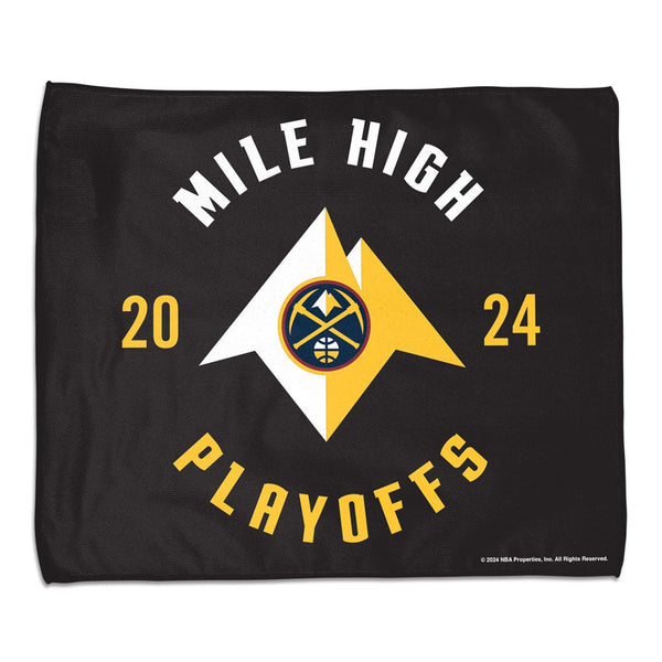 Denver Nuggets 2024 NBA PLAYOFF SLOGAN Rally Towel - Full color