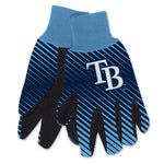 Tampa Bay Rays Adult Two Tone Gloves