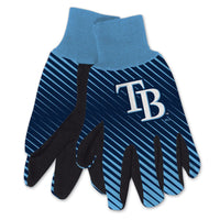 Tampa Bay Rays Adult Two Tone Gloves
