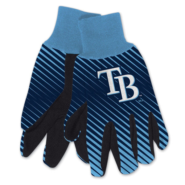 Tampa Bay Rays Adult Two Tone Gloves