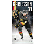 Vegas Golden Knights Spectra Beach Towel 30"  x 60" William Karlsson