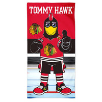 Chicago Blackhawks TOMMY HAWK Spectra Beach Towel 30"  x 60"