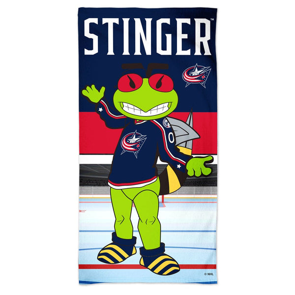 Columbus Blue Jackets STINGER Spectra Beach Towel 30"  x 60"