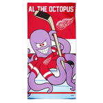 Detroit Red Wings AL THE OCTOPUS Spectra Beach Towel 30"  x 60"