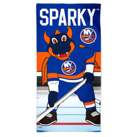 New York Islanders SPARKY Spectra Beach Towel 30"  x 60"