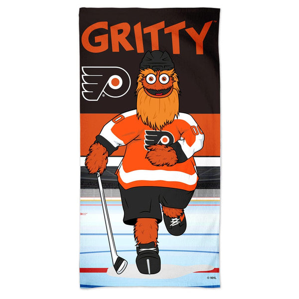 Philadelphia Flyers GRITTY Spectra Beach Towel 30"  x 60"