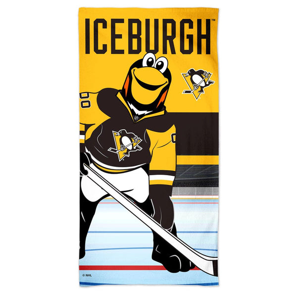 Pittsburgh Penguins ICEBURGH Spectra Beach Towel 30"  x 60"