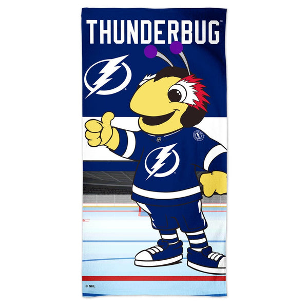 Tampa Bay Lightning THUNDERBUG Spectra Beach Towel 30"  x 60"